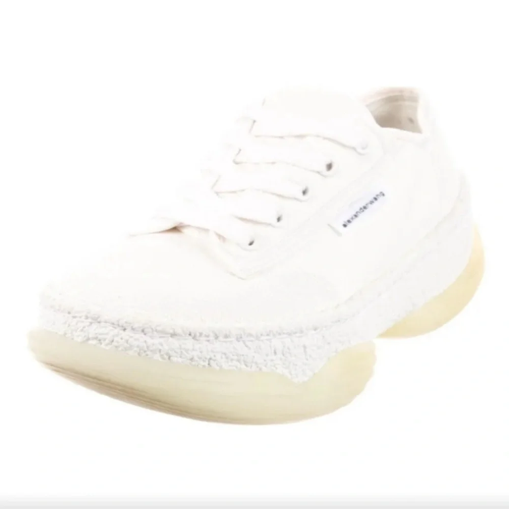 Alexander Wang White Canvas Sneakers - Picture 4 of 12